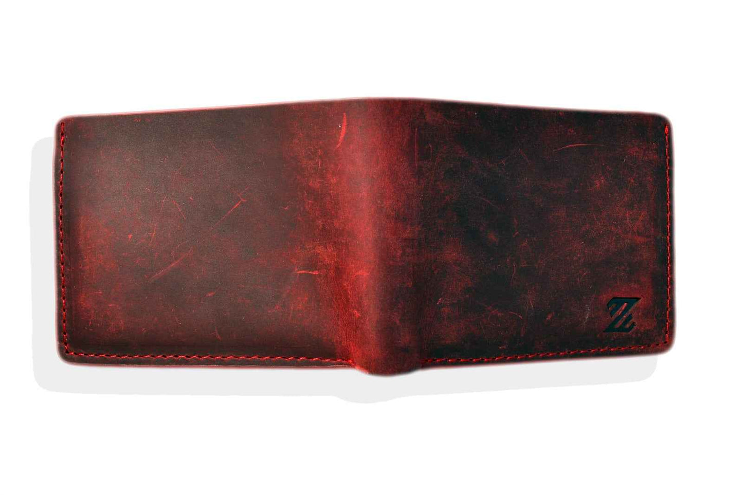 Crimson Royale – Premium Red Leather Wallet for Men | ZYP Leathers - ZYP Leathers