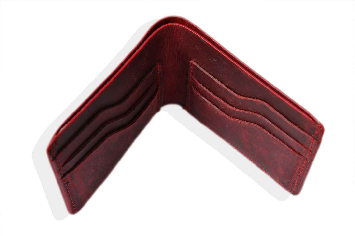 Crimson Royale – Premium Red Leather Wallet for Men | ZYP Leathers - ZYP Leathers